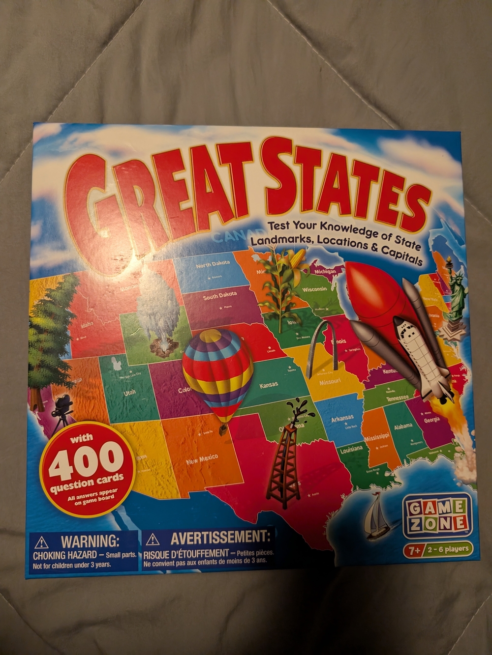 Great States Educational Board Game